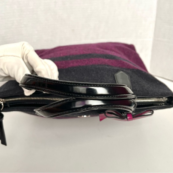 Coach Signature Wool Tote Bag - Picture 7 of 11